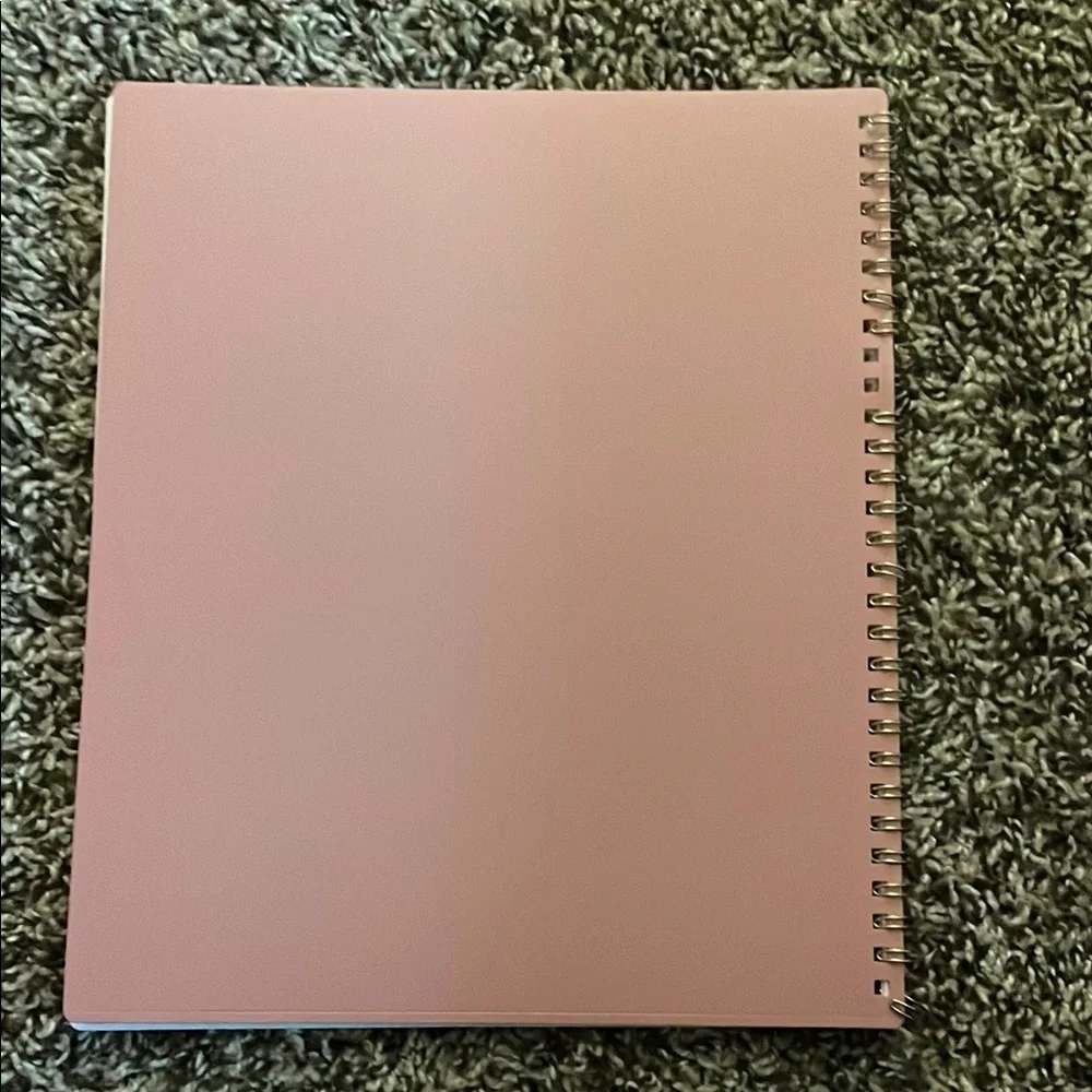 Blue Sky Pink Floral Planner